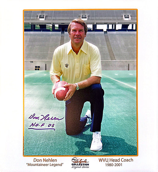 Don Nehlen “Mountaineer Legend” Signed Print, Mat & Frame - Various Sizes - Limited Stock