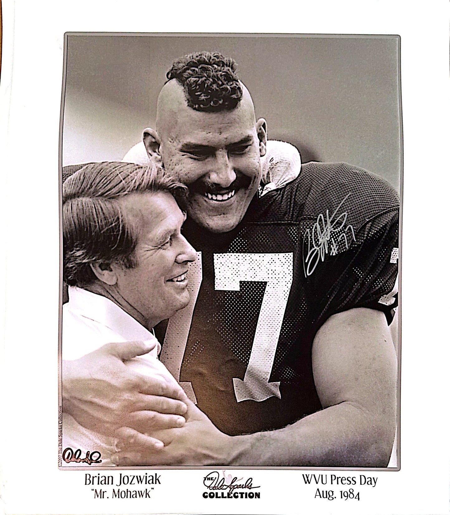 Brian Jozwiak “Mr. Mohawk” Signed Print, Mat & Frame - Various Sizes - Limited Stock